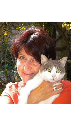 Renelde Petit, kinésiologue à Besançon thérapie chat